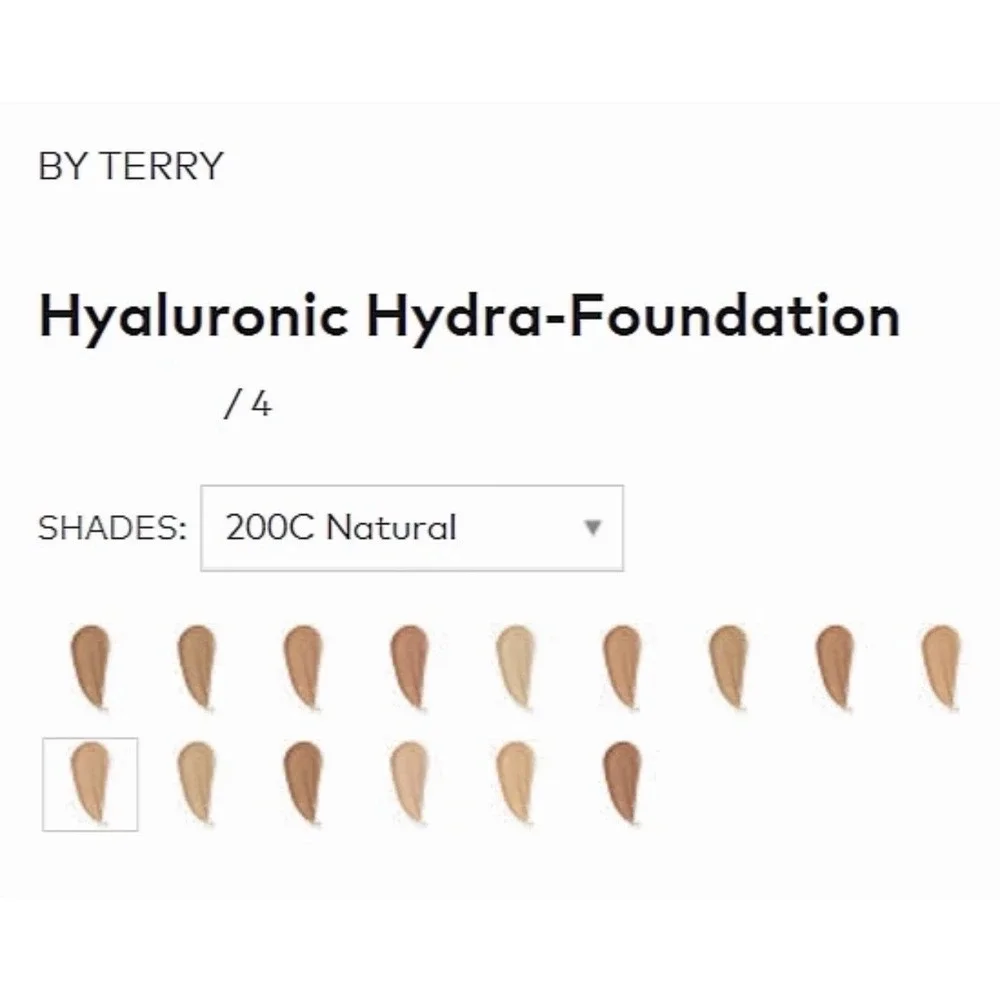 By Terry Hyaluronic Hydra-Foundation SPF30 200C Cool Natural 1 fl.oz